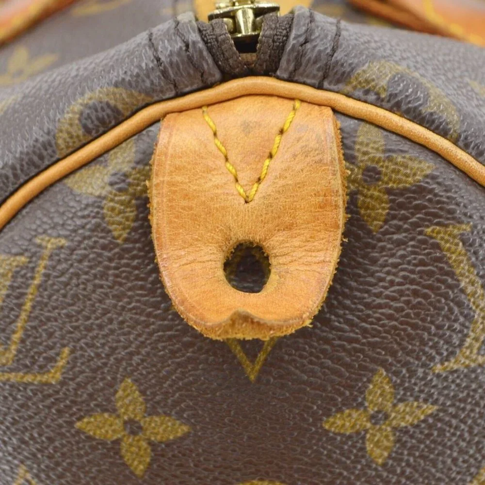Louis Vuitton Brown Monogram Speedy 30 Top-Handle Bag
